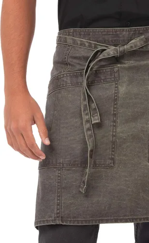 Vista 4 de Chef Works Delantal unisex Denver Half Bistro Work Utility
