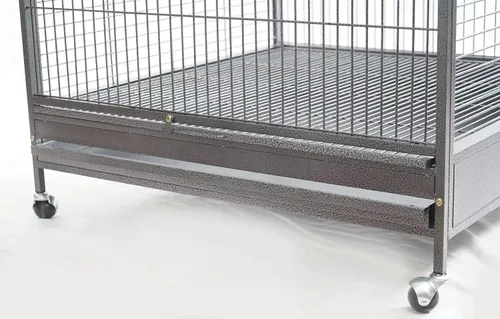 Vista 5 de Jaula grande XXL de vuelo para pájaros, pajarero loro H80xw35.5xd35.5