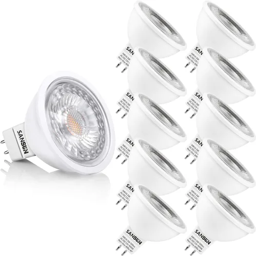 Vista 11 de Bombillas LED para Paisajismo MR16 de 5W, Bajo Voltaje 12V Reemplazo de Halógeno de 50W para Reflector de Paisajismo Exterior y Luz de Riel 2700K