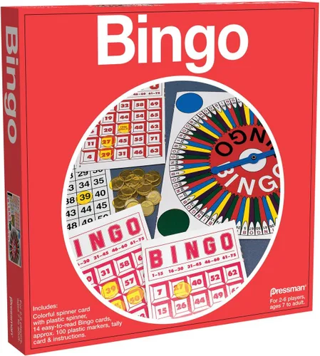 Vista 7 de Pressman Checkers - Juego clásico con tablero plegable y fichas entrelazadas, para 2 jugadores