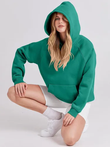 Vista 77 de ANRABESS - Sudaderas con capucha para mujer, sobre talla, de vellón de manga larga, modelo de 2024, para otoño