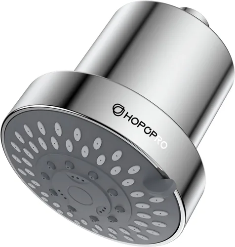 Vista 17 de Cabezal de ducha filtrado con 5 modos, HOPOPRO - Cabezal de ducha de alta presión con filtro, cabezal de ducha fijo 2 en 1 para agua dura, elimina