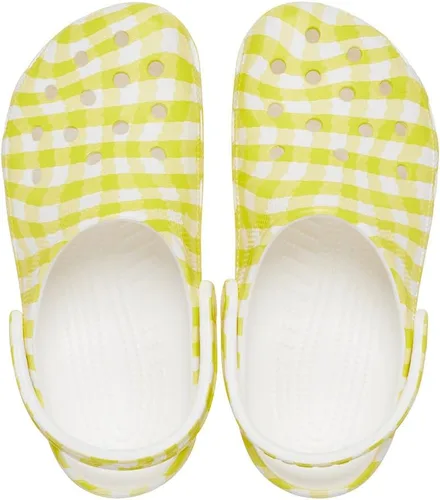 Vista 3 de Crocs Zuecos Clásicos para Adultos, Gráficos Unisex, Daylily, 6 mujer/4 hombre