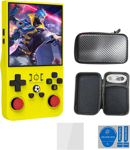 Vista 6 de R36MAX 4 pulgadas pantalla reproductor de juegos portátil 64 GB consola de vídeo 4000 mAh batería recargable consola reproductor de vídeo