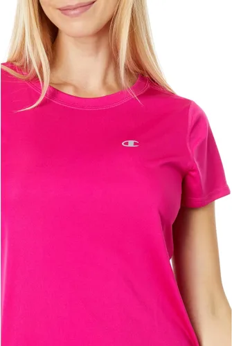 Vista 3 de Champion Camiseta deportiva clásica para mujer, camiseta que absorbe la humedad, camiseta atlética para mujer