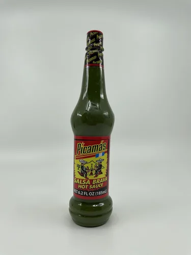 Vista 2 de PICAMAS - Salsa Brava picante verde de 6.2 onzas botellas (paquete de 3)