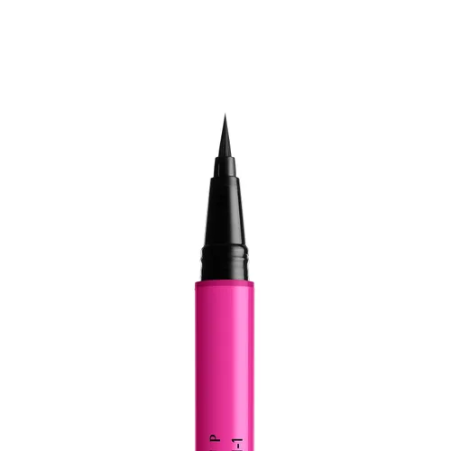 Vista 7 de NYX PROFESSIONAL MAKEUP Jumbo Lash! Delineador de ojos y adhesivo para pestañas 2 en 1, color negro Negro más malo