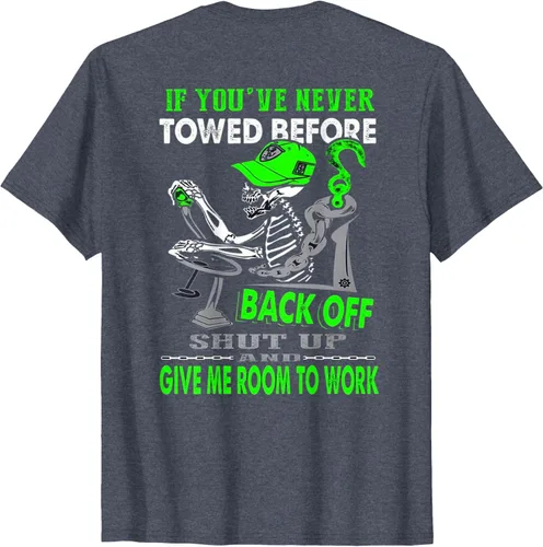 Vista 30 de Proud Tow Truck Operator - Camiseta, Negro, S