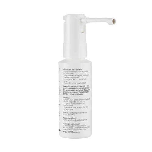Vista 8 de BosleyMD Spray de minoxidil al 2%, tratamiento de adelgazamiento/laca para el cabello para la pérdida de cabello y el crecimiento del cabello