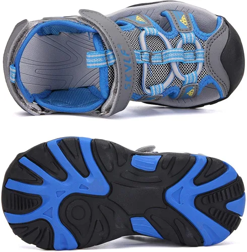 Vista 2 de Dadawen - Sandalias deportivas de verano para la playa, para niños y niñas (niños pequeñosniños grandes)