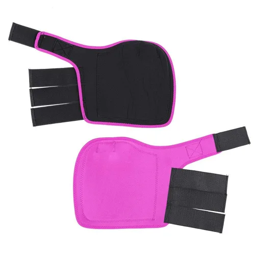 Vista 7 de OUKENS Botas para el cuidado del caballo, 1 par ajustable transpirable suave tela elástica caballo férula pierna bota de protección, soporte