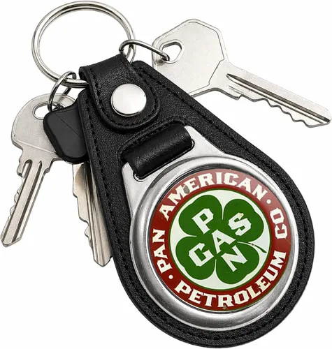 Vista 53 de Brotherhood Round Key Chain for Vintage Motor Oil, Petroleum, and