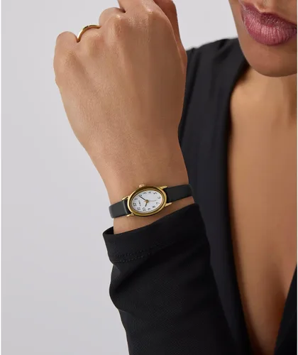 Vista 3 de Timex Cavatina - Reloj para mujer, esfera de nácar con caja dorada