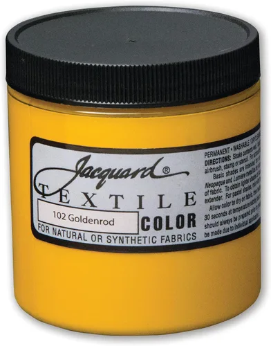 Vista 10 de Jacquard Pintura Textil 8 Oz Negro