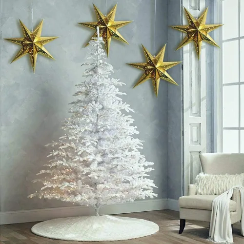 Vista 5 de Increíbles faroles de papel de primera, estilo estrella para decorar