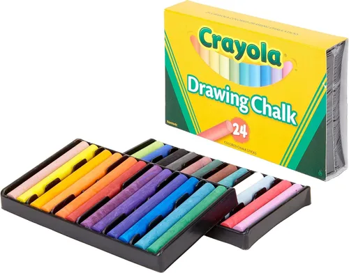 Vista 4 de Crayola Tiza de dibujo 24ct