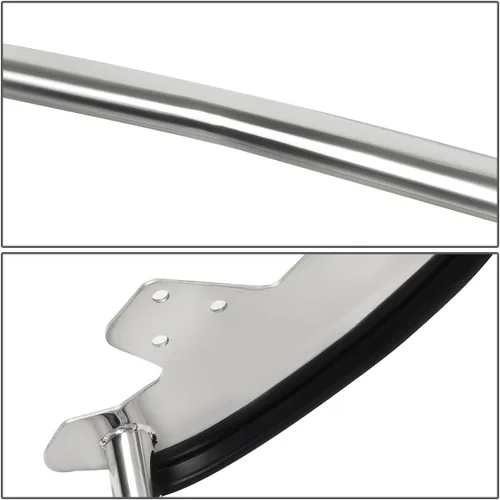 Vista 4 de DNA MOTORING GRILL-G-015-SS Parachoques Delantero Cepillo Rejilla Protector
