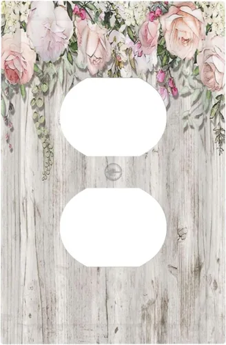 Vista 53 de Decorative Outlet Covers African Woman Zebra Elephants Black Girl 1 Gang Duplex Light Switch Cover Plate Unique Wall Plates for Electrical Outlets