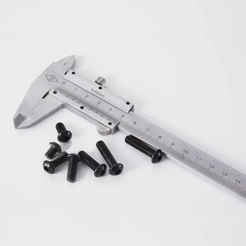 Vista 7 de Tornillos de cabeza de botón M6 x 8 mm, 12 mm, 16 mm, 20 mm, 25 mm, tornillos de cabeza de botón, acero de aleación de grado 10.9, acabado de óxido