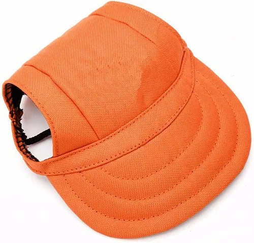 Vista 12 de Sombrero deportivo para perros, sombrero de lona para mascotas, sombrero de tela Oxford de béisbol deportivo con agujeros para las orejas