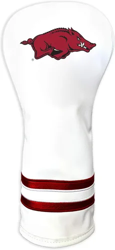 Vista 40 de Team Golf NCAA Funda para Cabeza de Palo de Golf Fairway Vintage Blanca, Diseño que se Ajusta a la Forma, Diseño Retro