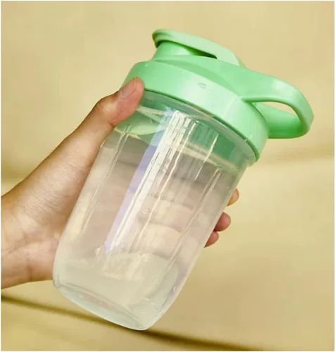 Vista 4 de CHNLML Botella Agitadora de Proteínas 400ML/16Oz con Bola Agitadora para Batido de Proteínas, Botella Agitadora con Bola Mezcladora, A Prueba