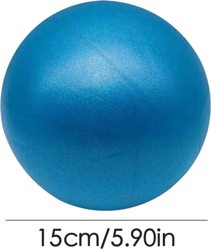 Vista 5 de Pelota de pilates – Pequeña pelota inflable de gimnasio para fitness Equipo de yoga para entrenamiento de muslos, piernas, brazos, abdomen