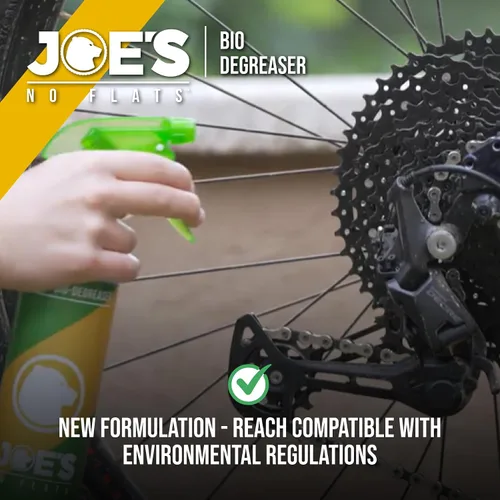 Vista 6 de JOE'S NO FLATS Bio Degreaser 34oz - Limpiador de cadena de bicicletas y spray desengrasante de transmisión