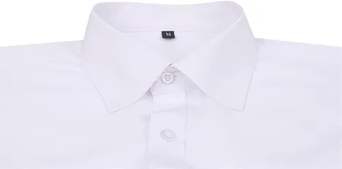 Vista 3 de corfty Camisas de vestir de manga larga para hombre, ajuste regular, camisa casual con botones y bolsillos