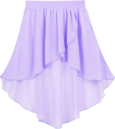 Vista 3 de Moily - Faldas de baile para niñas grandes, modernas, con cintura elástica