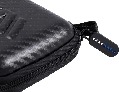 Vista 4 de CASEMATIX Funda de transporte compatible con Dual Electronics XGPS150A Multiusos Universal Bluetooth GPS receptor y cable de carga, no es compatible