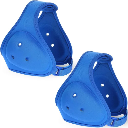 Vista 14 de Jerify 2 piezas de casco de lucha libre para niños y jóvenes, casco suave de agarre para lucha libre, protector de orejas ajustable y protector