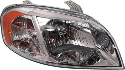 Vista 5 de Para Chevy Aveo faro 2007 08 09 10 2011 par conductor y pasajero lado lado lámpara delantera 4 puertas sedán transparente certificado CAPA para Lado