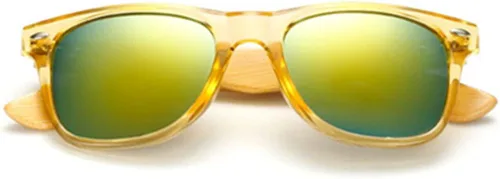 Vista 2 de Long Keeper Bamboo Wood Brazos Gafas de sol para mujeres hombres
