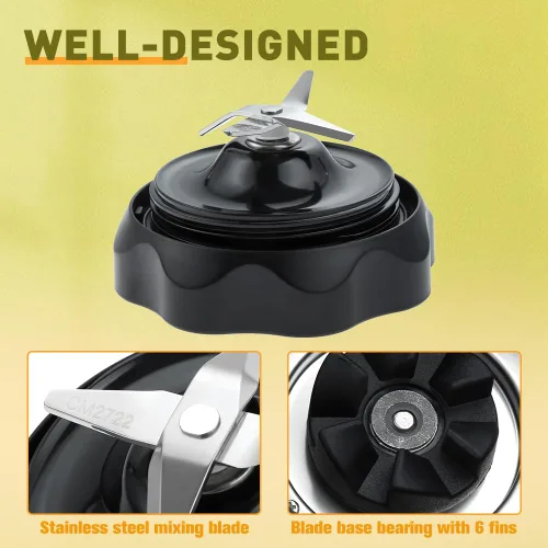 Vista 5 de Yetaha - Extractor de licuadora con cuchilla cruzada, piezas de repuesto NutriBullet Blender, compatible con NutriBullet Blender Combo de 1200