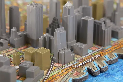 Vista 5 de 4D Cityscape Seattle Time Puzzle (800 piezas)
