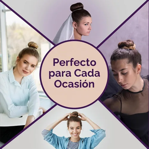 Vista 8 de Creador de moños para el cabello y accesorios para mujeres y niños - Clip fácil para cabello largo - Herramienta para torcido francés - Soporte