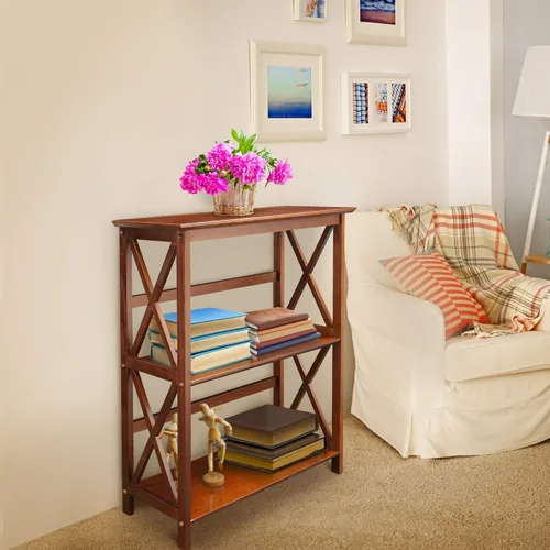 Vista 15 de Estantería con estantes para libros Casual Home Nogal