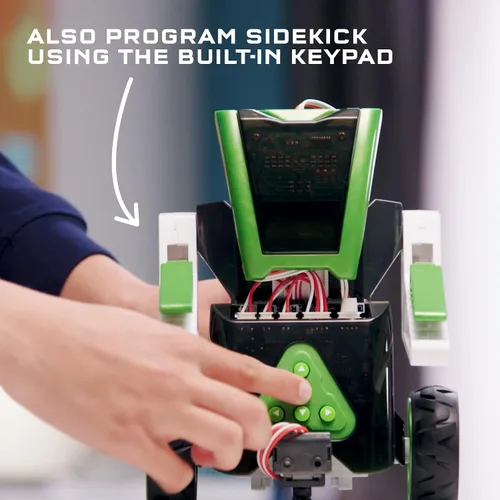 Vista 5 de Thames & Kosmos Robótica: máquinas inteligentes - Sidekick Construye un Rover de 4 ruedas y un robot de 2 ruedas Introducción personalizable a