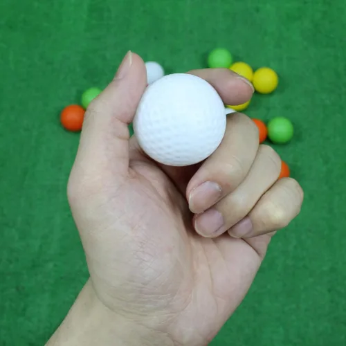 Vista 5 de Scott Edward Pelotas de golf de práctica, 30 unidades, huecas, multicolor, limitadas, perfectas para patios traseros, práctica de columpio, campo