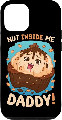 Vista 27 de Funda divertida para iPhone 13 Pro con diseño de tuerca de juego sucio Inside Me Daddy para mujer