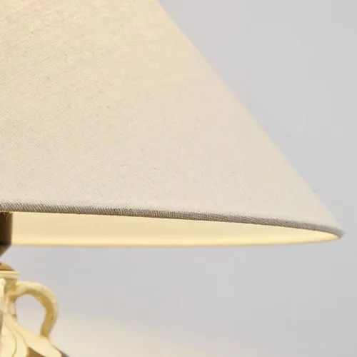 Vista 3 de Lámpara para escritorio, sala de estar, estudio, sala de té, lámpara de mesa decorativa de cerámica, estilo retro Wabi-sabi, lámpara de mesa