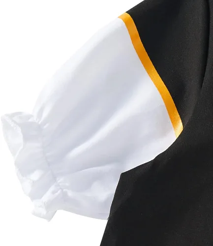 Vista 6 de LENSOUS Conjunto de pantalones de pirata para bebés y niñas con sombrero
