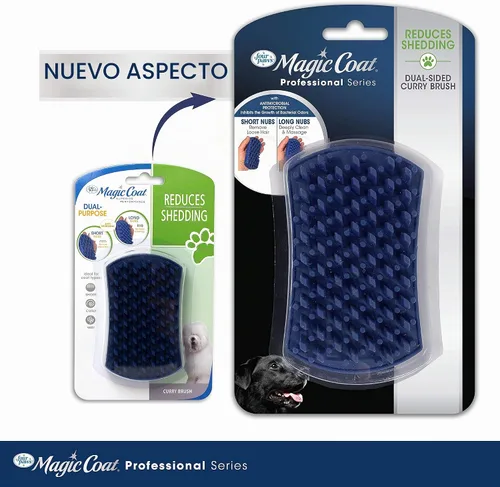 Vista 6 de Four Paws Magic Coat Professional Series Cepillo de curry de doble cara