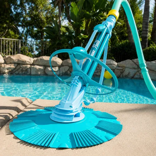 Vista 2 de Aspirador automático genérico Kreepy Krauly, limpia paredes escalonadas de piscinas de XtremepowerUS