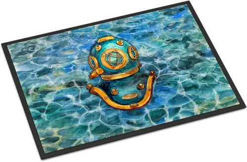 Vista 43 de Caroline's Treasures BB5366MAT - Tapete para puerta delantera de 18 x 27 pulgadas, para interiores y exteriores, antideslizante, lavable, de pelo