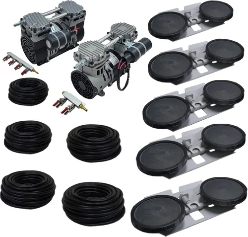 Vista 15 de Sistema de aireación profesional - Bomba aireadora de estanque de 1/2 HP 3.9 CFM