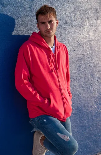 Vista 5 de Sudadera con capucha de forro polar pesado con cremallera completa para hombre