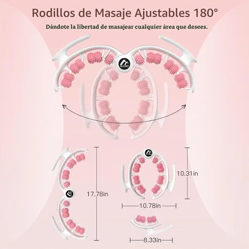 Vista 6 de MAIBO - Removedor de celulitis para piernas, rodillo de celulitis, herramienta de masaje de drenaje linfático, rodillo muscular de piernas