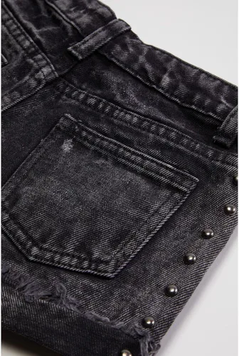 Vista 2 de VINTAGE HAVANA Girl's Stud Denim Shorts (Little KidsBig Kids)